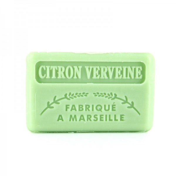 French Marseille Soap Citron verveine (Lemon verbena) 125g - FouFour - Savon de Marseille - Bar Soap - Eco Natural Products