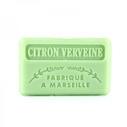 French Marseille Soap Citron verveine (Lemon verbena) 125g - FouFour - Savon de Marseille - Bar Soap - Eco Natural Products