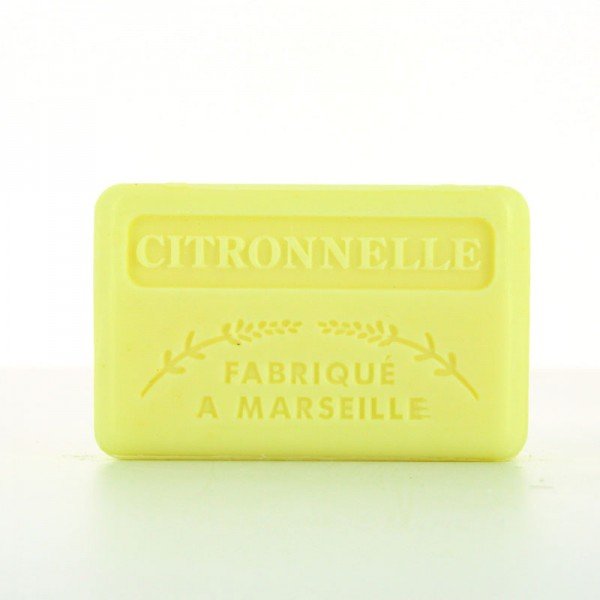 French Marseille Soap Citronelle (Citronella) 125g - Eco Natural Products - FouFour - Savon de Marseille - Bar Soap