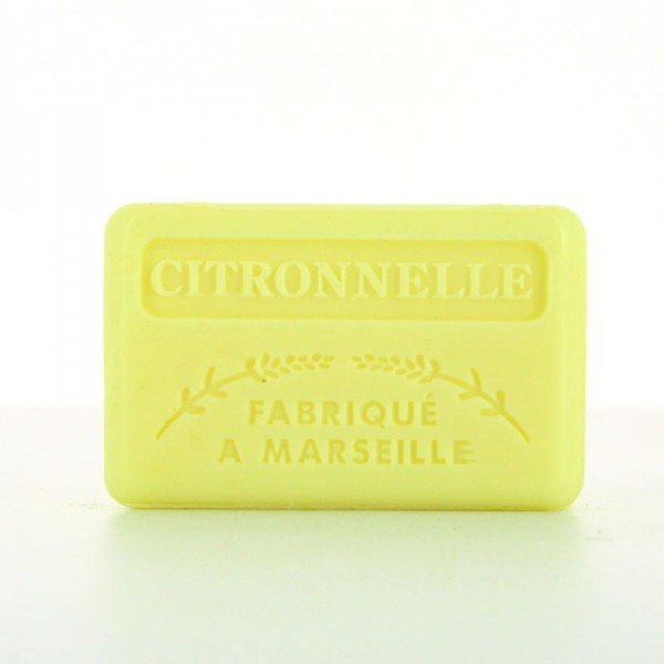 French Marseille Soap Citronelle (Citronella) 125g - FouFour - Savon de Marseille - Bar Soap - Eco Natural Products
