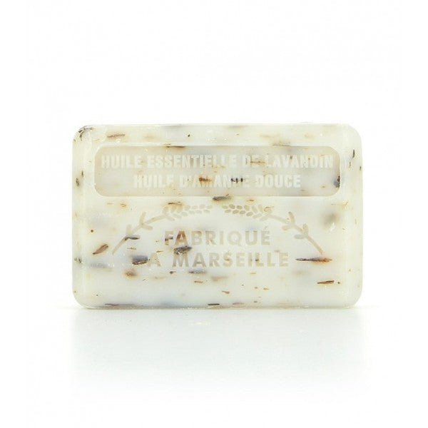 French Marseille Soap Dual Nourishment Lavender Sweet Almond 125g - FouFour - Savon de Marseille - Bar Soap - Eco Natural Products