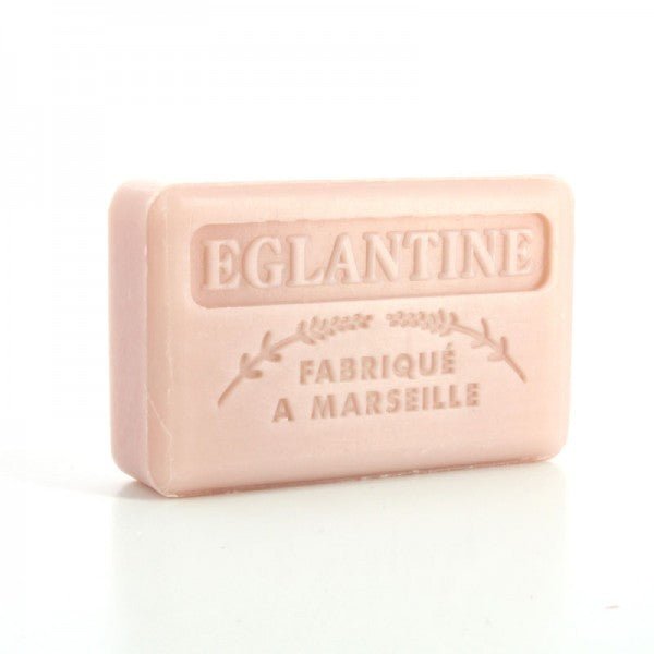 French Marseille Soap Eglantine (Briar Rose) 125g - Eco Natural Products - FouFour - Savon de Marseille - Bar Soap