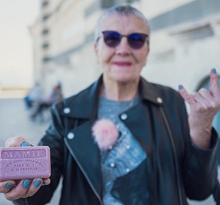 French Marseille Soap Family Mamie (Granny) 125g - FouFour - Savon de Marseille - Bar Soap - Eco Natural Products