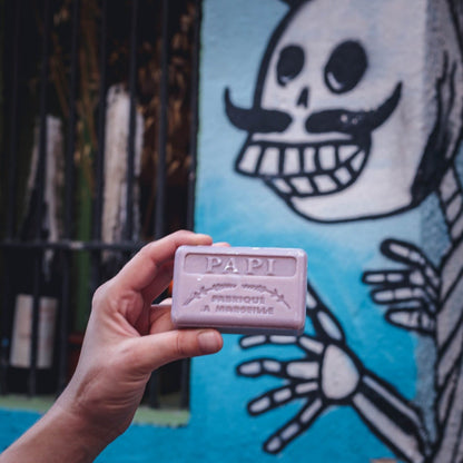 French Marseille Soap Family Papi (Grandpa) 125g - FouFour - Savon de Marseille - Bar Soap - Eco Natural Products