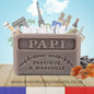 French Marseille Soap Family Papi (Grandpa) 125g - FouFour - Savon de Marseille - Bar Soap - Eco Natural Products