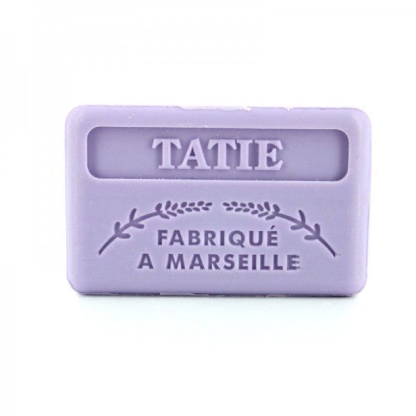 French Marseille Soap Family Tatie (Auntie) 125g - Eco Natural Products - FouFour - Savon de Marseille - Bar Soap