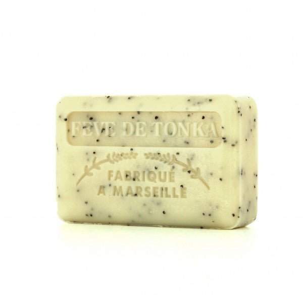 French Marseille Soap Feve de Tonka (Tonka Bean) 125g - Eco Natural Products - FouFour - Savon de Marseille - Bar Soap