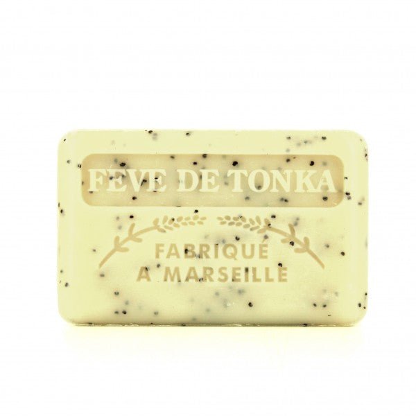 French Marseille Soap Feve de Tonka (Tonka Bean) 125g - Eco Natural Products - FouFour - Savon de Marseille - Bar Soap