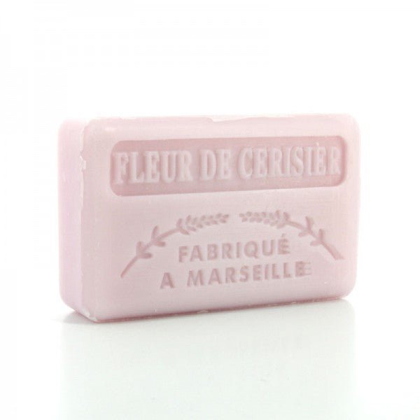 French Marseille Soap Fleur de Cerisier (Cherry blossom) 60g - FouFour - Savon de Marseille - Bar Soap - Eco Natural Products