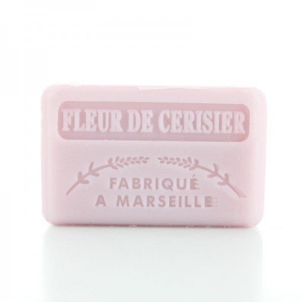 French Marseille Soap Fleur de Cerisier (Cherry blossom) 60g - FouFour - Savon de Marseille - Bar Soap - Eco Natural Products