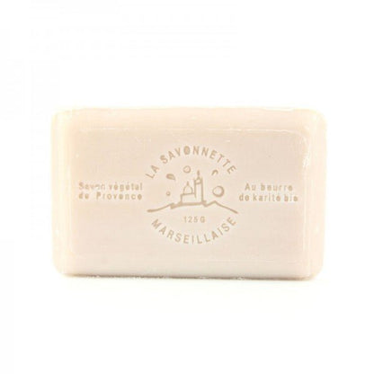 French Marseille Soap Fleur de Coton (Cotton Flower) 125g - FouFour - Savon de Marseille - Bar Soap - Eco Natural Products
