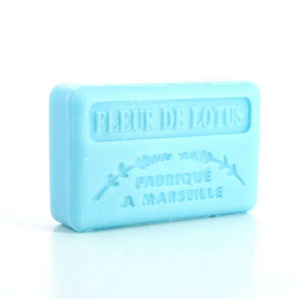 French Marseille Soap Fleur de Lotus (Lotus Flower) 125g - Eco Natural Products - FouFour - Savon de Marseille - Bar Soap