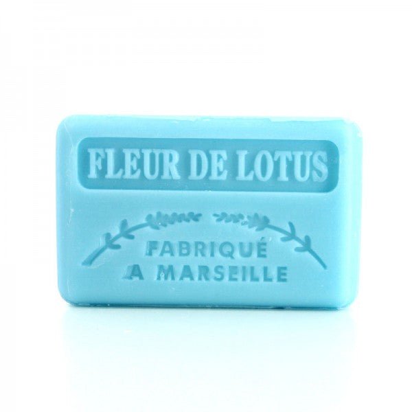 French Marseille Soap Fleur de Lotus (Lotus Flower) 125g - Eco Natural Products - FouFour - Savon de Marseille - Bar Soap