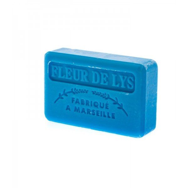 French Marseille Soap Fleur de Lys (Lily) 125g - Eco Natural Products - FouFour - Savon de Marseille - Bar Soap