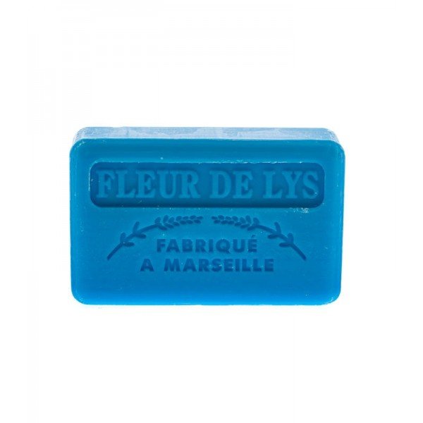 French Marseille Soap Fleur de Lys (Lily) 125g - Eco Natural Products - FouFour - Savon de Marseille - Bar Soap