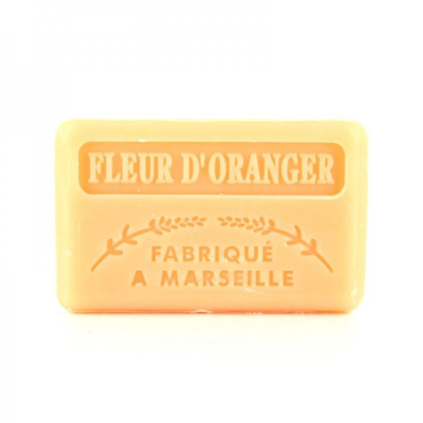 French Marseille Soap Fleur d'Oranger (Orange Flowers) 125g - FouFour - Savon de Marseille - Bar Soap - Eco Natural Products