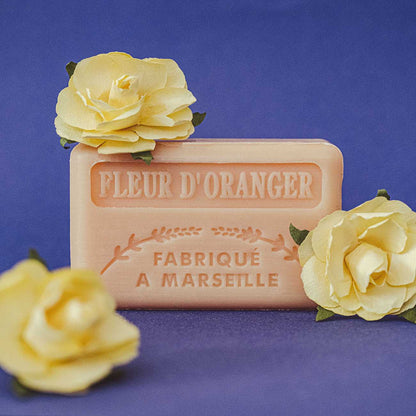 French Marseille Soap Fleur d'Oranger (Orange Flowers) 125g - FouFour - Savon de Marseille - Bar Soap - Eco Natural Products