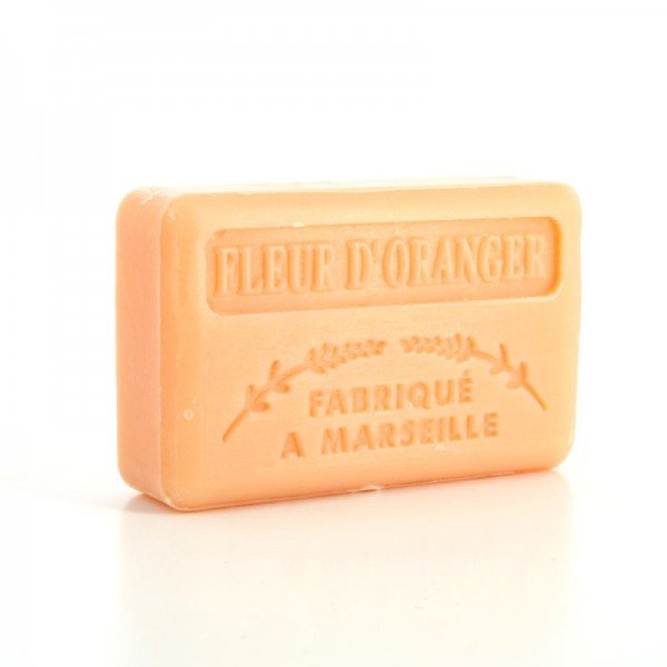 French Marseille Soap Fleur d'Oranger (Orange Flowers) 125g - Eco Natural Products - FouFour - Savon de Marseille - Bar Soap