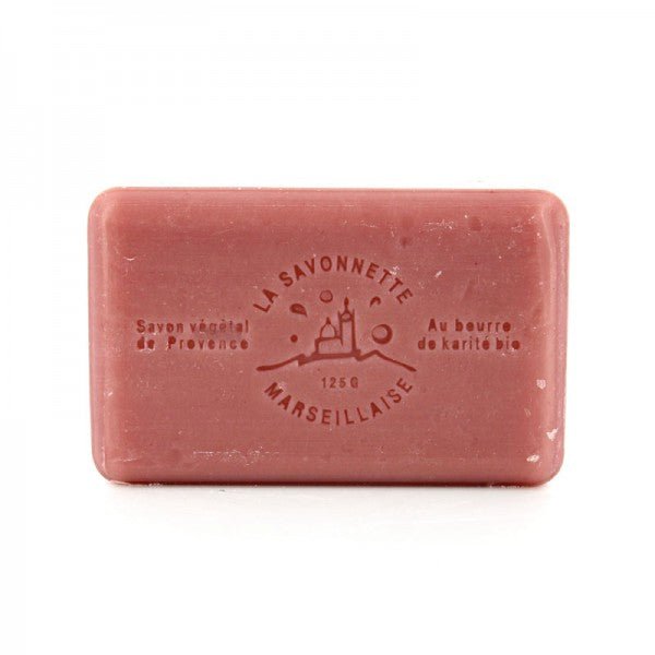 French Marseille Soap Fraise (Strawberry) 125g - Eco Natural Products - FouFour - Savon de Marseille - Bar Soap