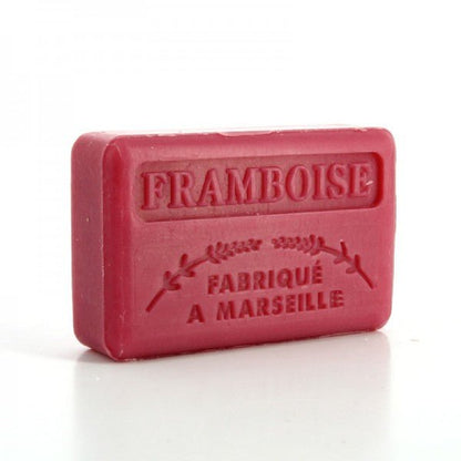 French Marseille Soap Framboise (Raspberry) 125g - FouFour - Savon de Marseille - Bar Soap - Eco Natural Products