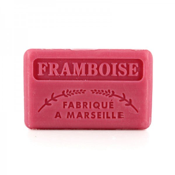 French Marseille Soap Framboise (Raspberry) 125g - Eco Natural Products - FouFour - Savon de Marseille - Bar Soap