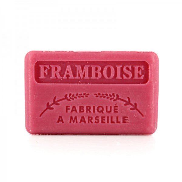 French Marseille Soap Framboise (Raspberry) 125g - FouFour - Savon de Marseille - Bar Soap - Eco Natural Products