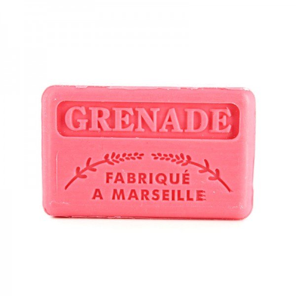 French Marseille Soap Grenade (Pomegranate) 125g - FouFour - Savon de Marseille - Bar Soap - Eco Natural Products