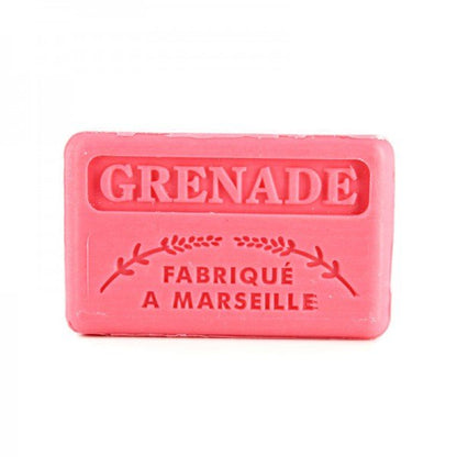 French Marseille Soap Grenade (Pomegranate) 125g - FouFour - Savon de Marseille - Bar Soap - Eco Natural Products