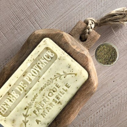 French Marseille Soap Herbe de Provence (Herbs Of Provence) 125g - FouFour - Savon de Marseille - Bar Soap - Eco Natural Products