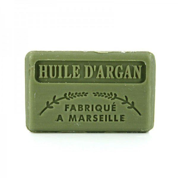 French Marseille Soap Huile d'Argan (Argan Oil) 125g - FouFour - Savon de Marseille - Bar Soap - Eco Natural Products