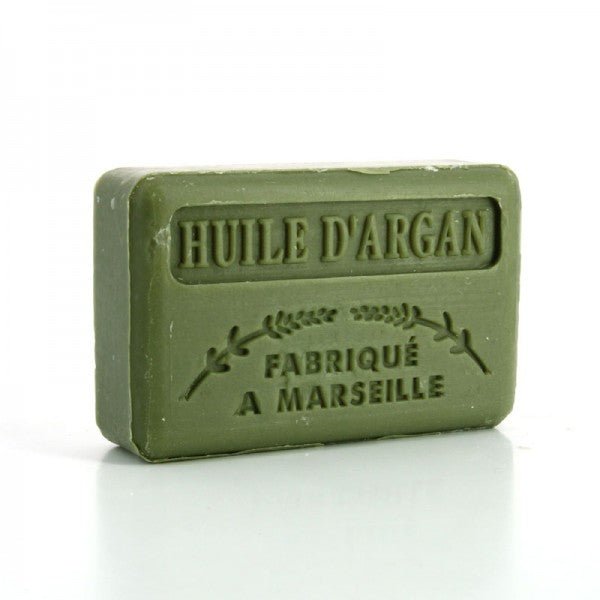 French Marseille Soap Huile d'Argan (Argan Oil) 125g - Eco Natural Products - FouFour - Savon de Marseille - Bar Soap