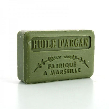 French Marseille Soap Huile d'Argan (Argan Oil) 125g - FouFour - Savon de Marseille - Bar Soap - Eco Natural Products