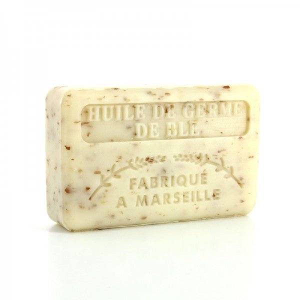 French Marseille Soap Huile de Germe de Ble (Wheatgerm Oil) 125g - FouFour - Savon de Marseille - Bar Soap - Eco Natural Products