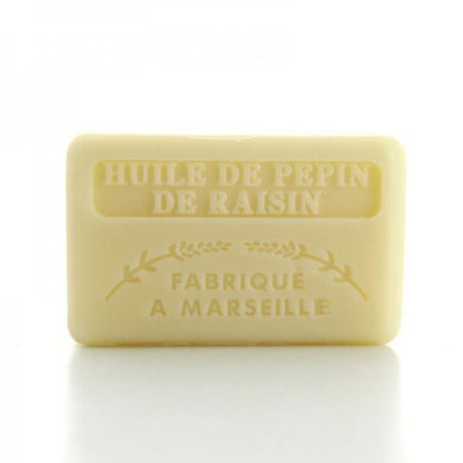 French Marseille Soap Huile de Pepin de Raisin (Grape Seed Oil) 125g - FouFour - Savon de Marseille - Bar Soap - Eco Natural Products