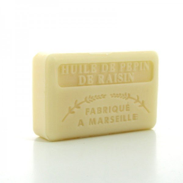 French Marseille Soap Huile de Pepin de Raisin (Grape Seed Oil) 125g - Eco Natural Products - FouFour - Savon de Marseille - Bar Soap