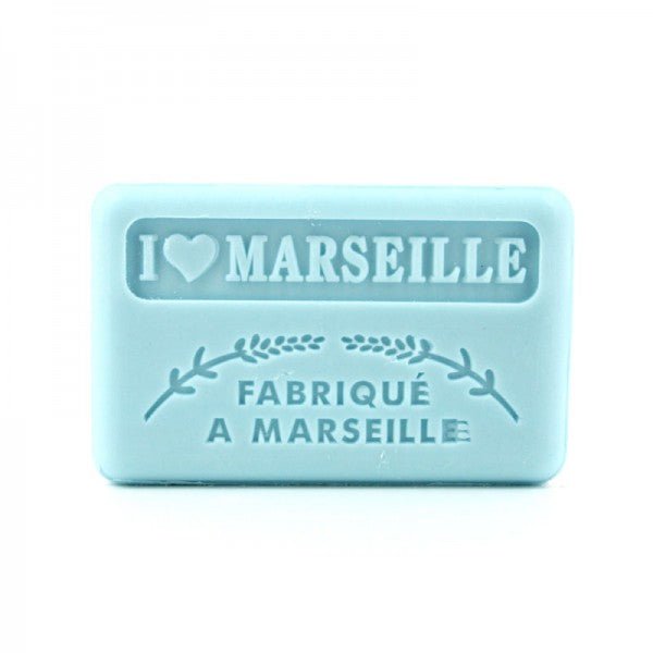 French Marseille Soap I Love Marseille 125g - Eco Natural Products - FouFour - Savon de Marseille - Bar Soap