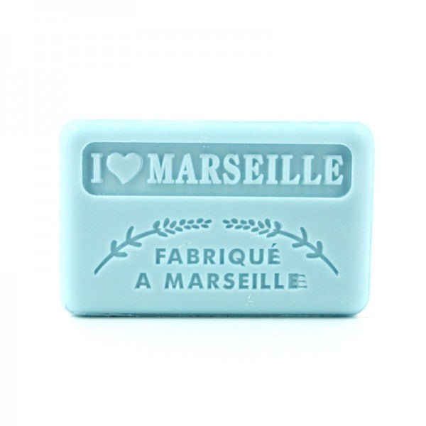 French Marseille Soap I Love Marseille 125g - FouFour - Savon de Marseille - Bar Soap - Eco Natural Products