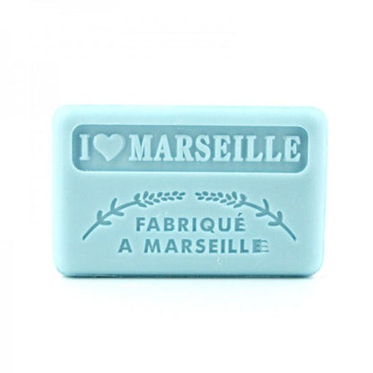 French Marseille Soap I Love Marseille 125g - FouFour - Savon de Marseille - Bar Soap - Eco Natural Products