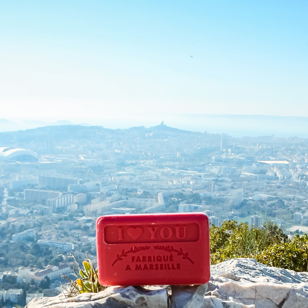 French Marseille Soap I Love You 125g - FouFour - Savon de Marseille - Bar Soap - Eco Natural Products