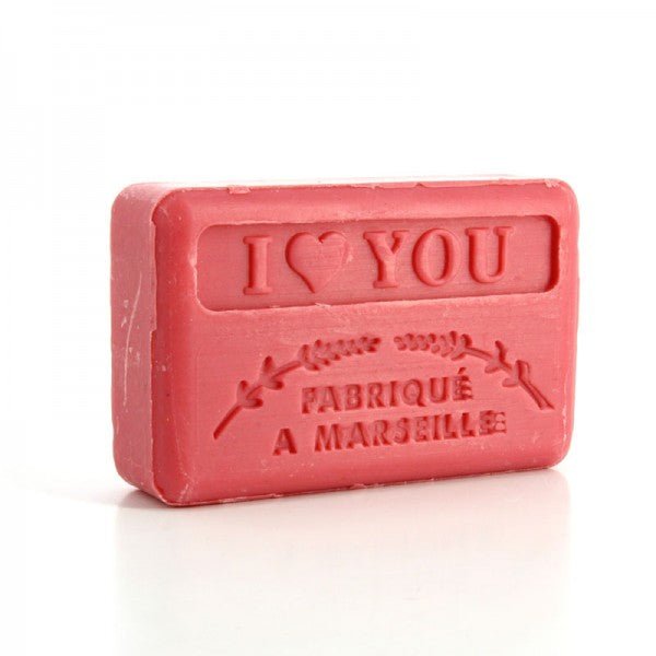 French Marseille Soap I Love You 125g - FouFour - Savon de Marseille - Bar Soap - Eco Natural Products