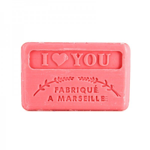 French Marseille Soap I Love You 125g - FouFour - Savon de Marseille - Bar Soap - Eco Natural Products