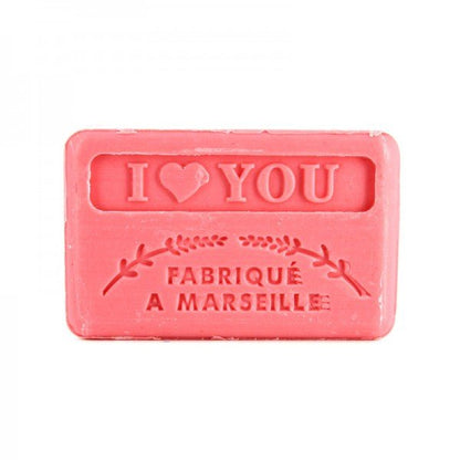 French Marseille Soap I Love You 60g - FouFour - Savon de Marseille - Bar Soap - Eco Natural Products