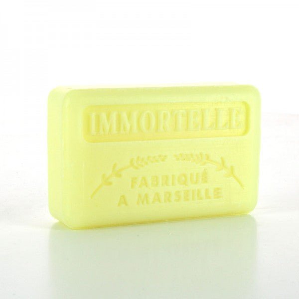 French Marseille Soap Immortelle 125g - Eco Natural Products - FouFour - Savon de Marseille - Bar Soap