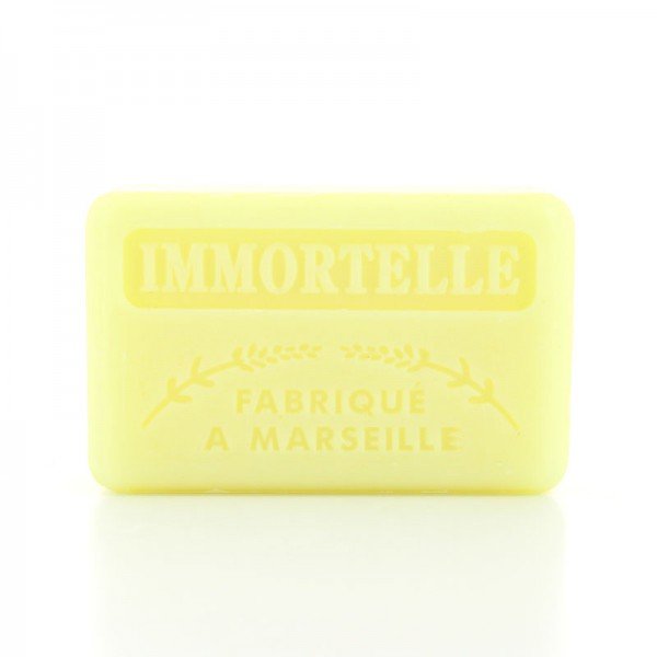 French Marseille Soap Immortelle 125g - Eco Natural Products - FouFour - Savon de Marseille - Bar Soap