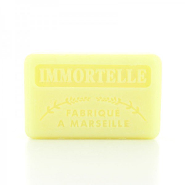 French Marseille Soap Immortelle 125g - FouFour - Savon de Marseille - Bar Soap - Eco Natural Products