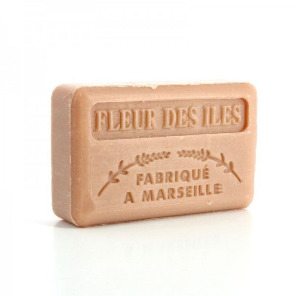 French Marseille Soap Island Flower (Fleur des Iles) 125g - FouFour - Savon de Marseille - Bar Soap - Eco Natural Products