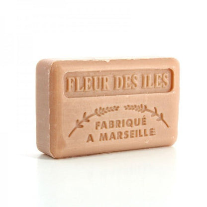 French Marseille Soap Island Flower (Fleur des Iles) 125g - FouFour - Savon de Marseille - Bar Soap - Eco Natural Products