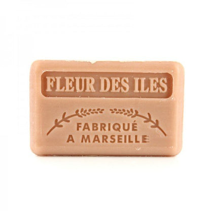 French Marseille Soap Island Flower (Fleur des Iles) 125g - FouFour - Savon de Marseille - Bar Soap - Eco Natural Products