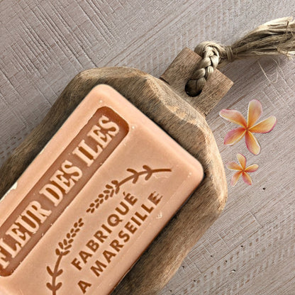 French Marseille Soap Island Flower (Fleur des Iles) 125g - FouFour - Savon de Marseille - Bar Soap - Eco Natural Products