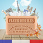 French Marseille Soap Island Flower (Fleur des Iles) 125g - FouFour - Savon de Marseille - Bar Soap - Eco Natural Products